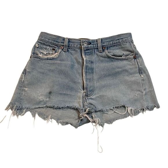 Levi’s Distressed Cut-Offs - Picture 1 of 10
